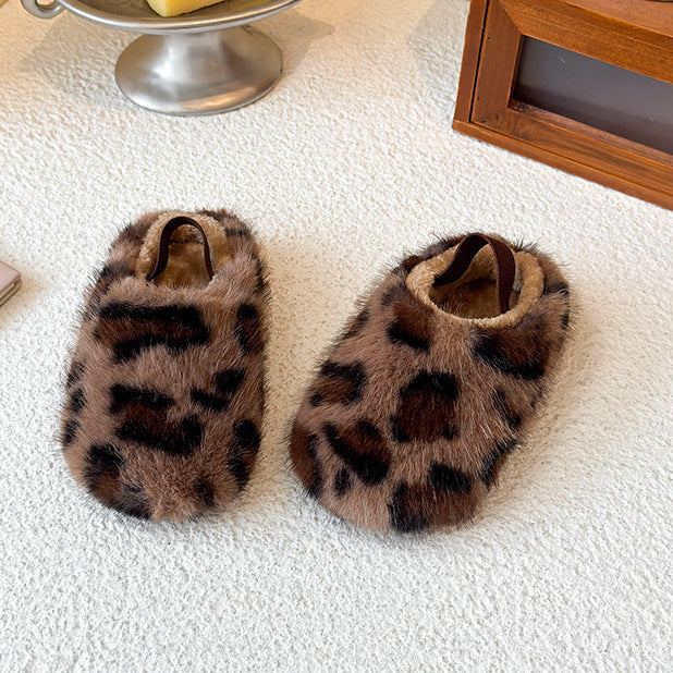 【14.5-21.5】レオパード柄サンダル