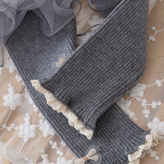 【80-130】リボン＆フリルデザインスカッツ