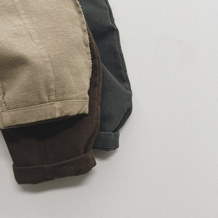 【80-130】カジュアルロングパンツ