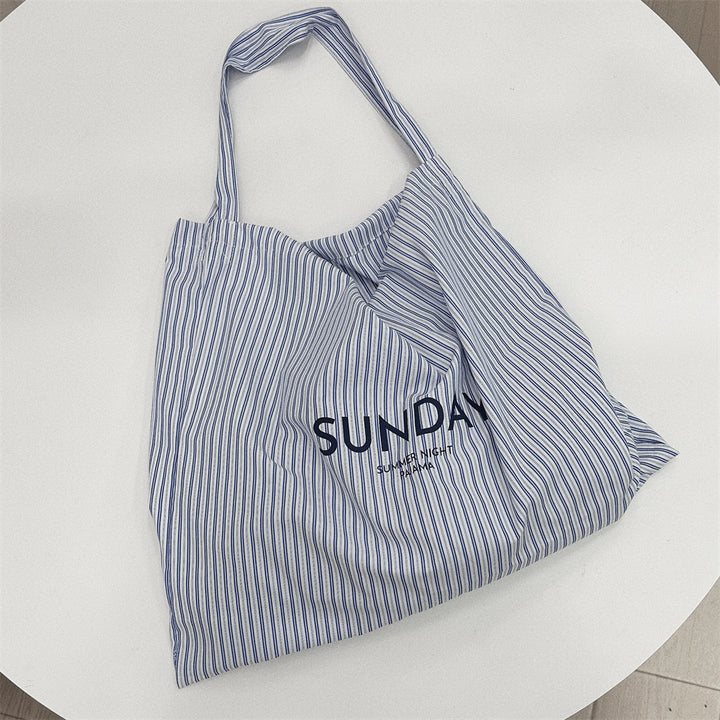 SUNDAYストライプバッグ