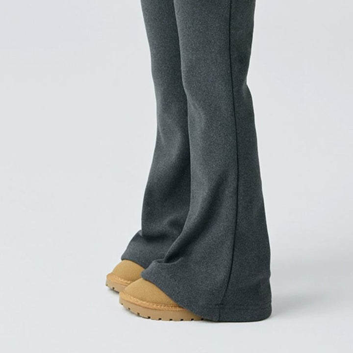 【110-150】レイヤード風フレアパンツ