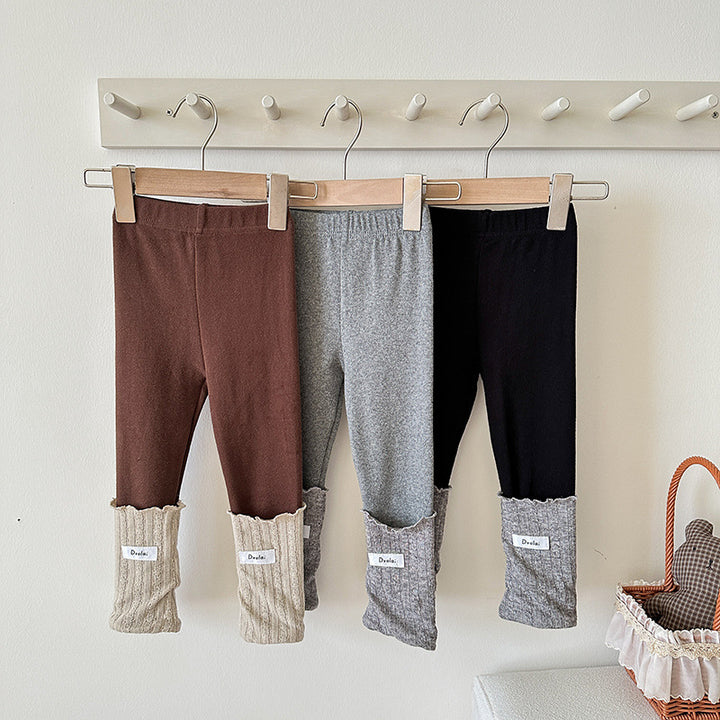 【90-150】レッグウォーマー風レギンス