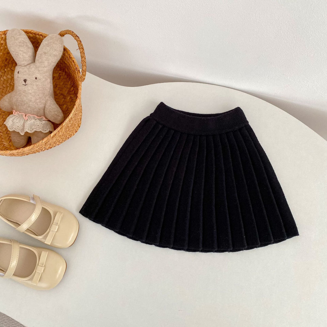 【73-130】ニットプリーツスカート