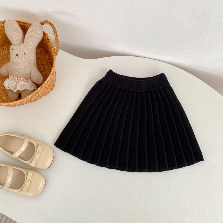 【73-130】ニットプリーツスカート