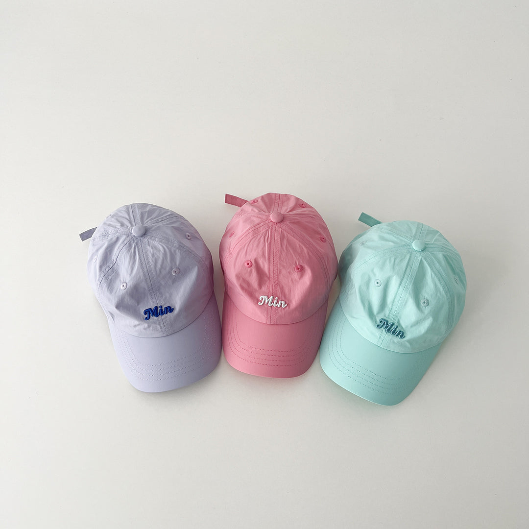 【50-53cm】Min刺繍キャップ