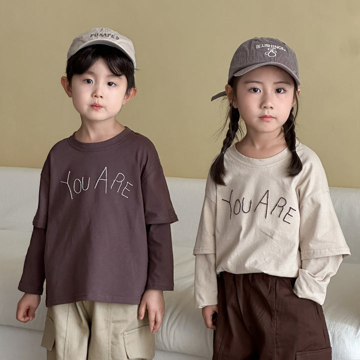 【80-150】YOU AREロングTシャツ