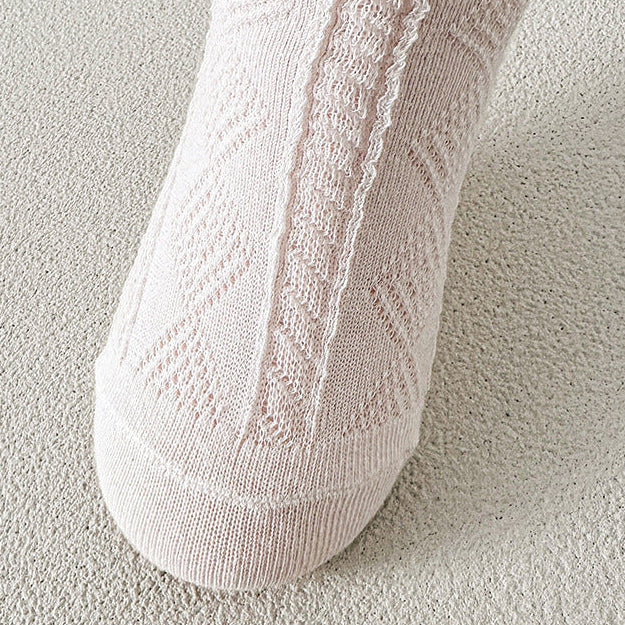 【12.0-22.0】モチーフ付メッシュソックス