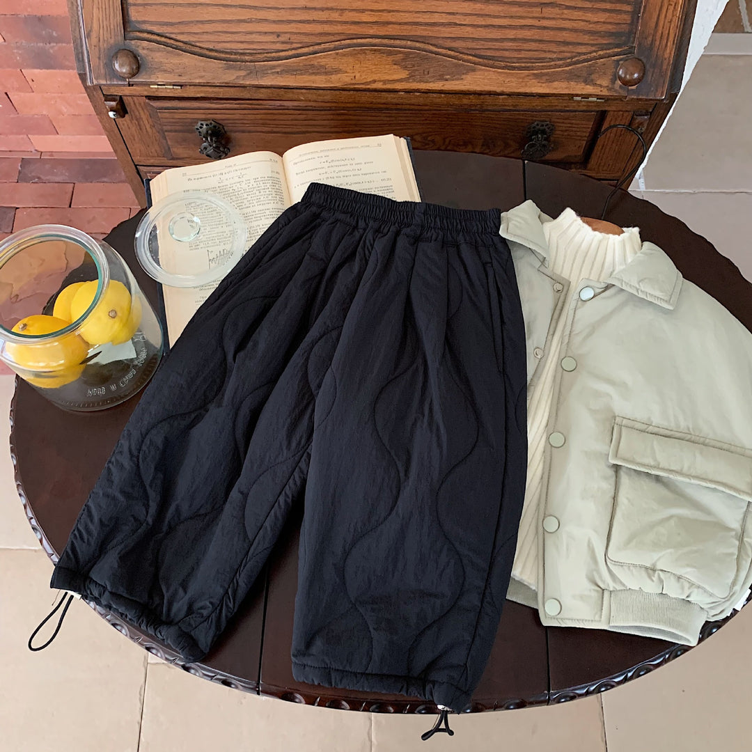 【90-140】ドロストキルティングパンツ