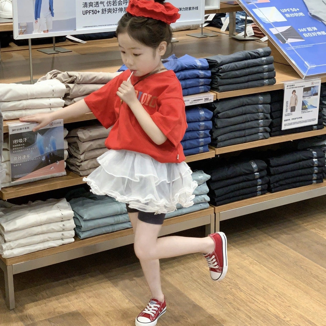 【90-140】ティアードチュールレイヤードスカート