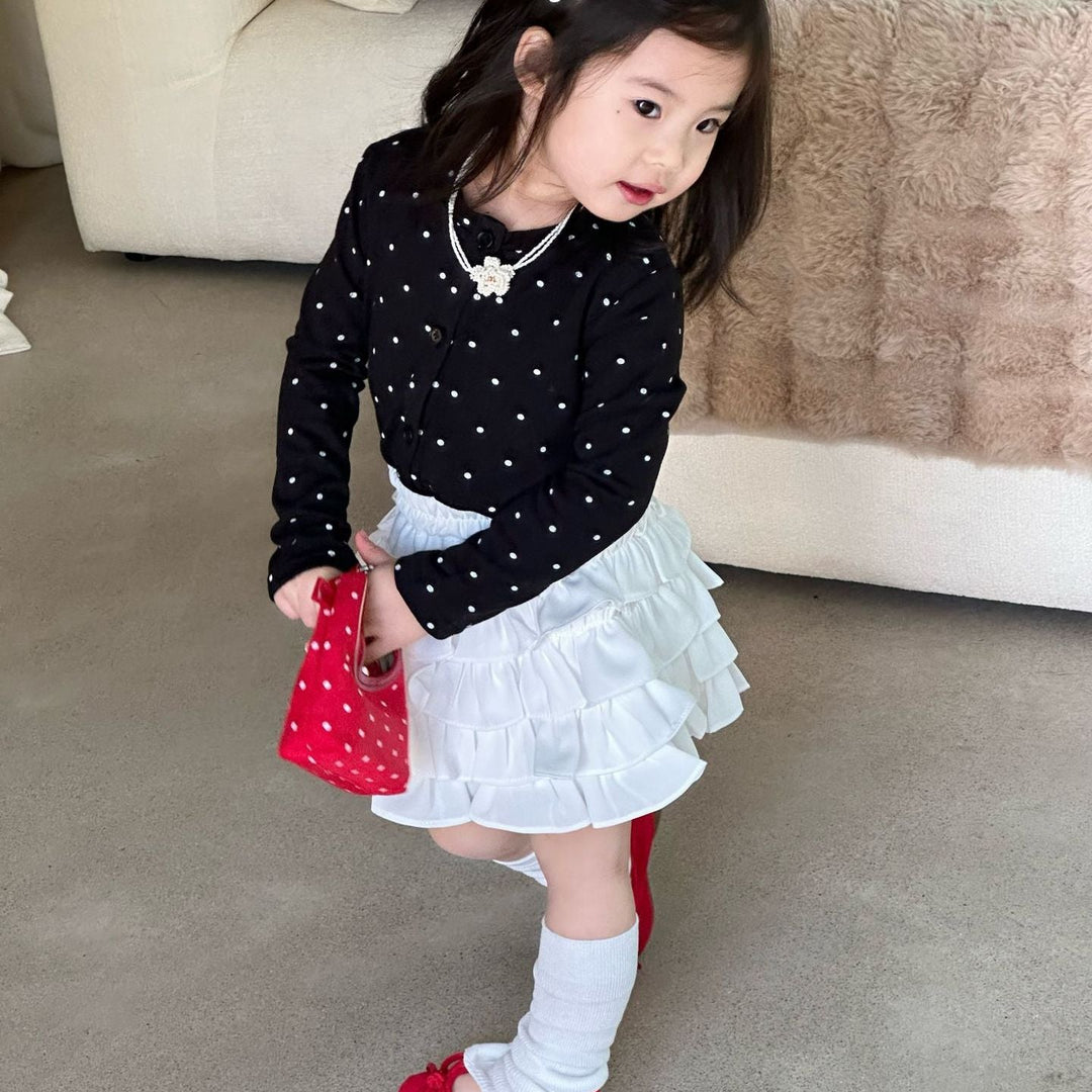 【90-140】フリルティアードミニスカート