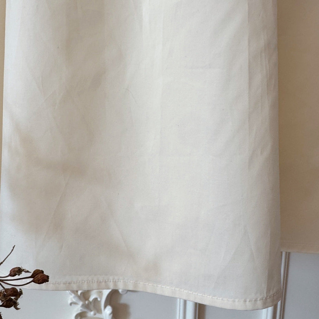 【90-150】ウエスト切替ノースリワンピース