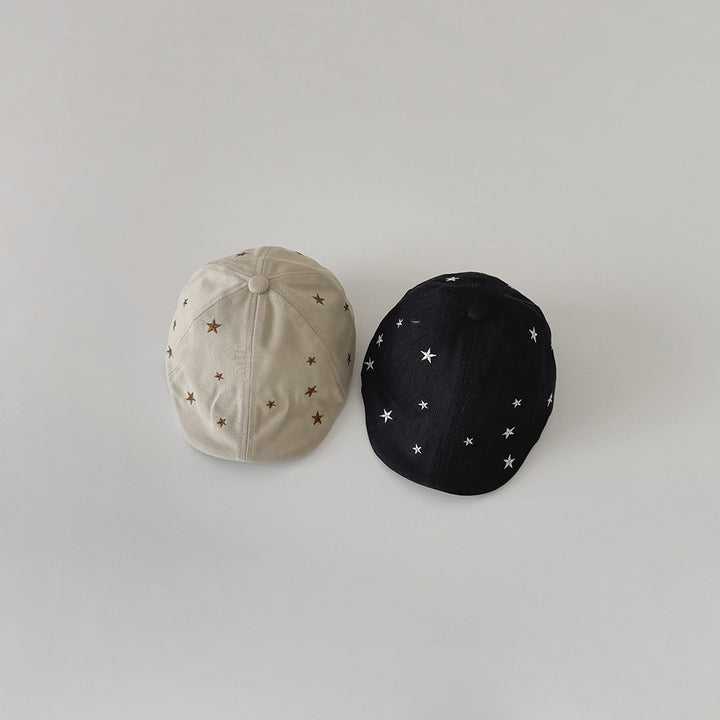 【43-46cm】星柄べビーキャップ
