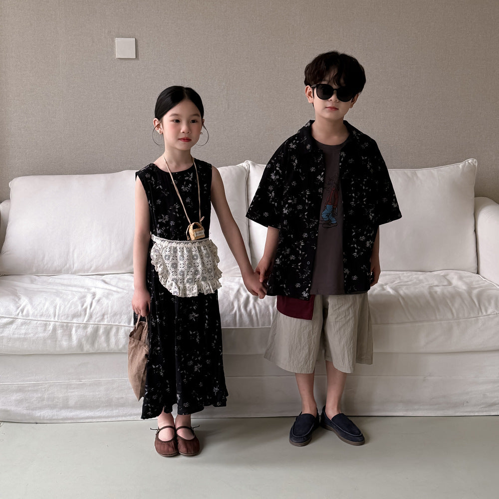 【90-150】カジュアルハーフパンツ