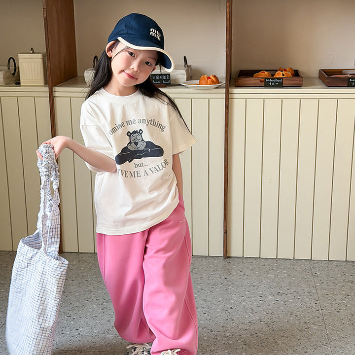 【100-150】アニマルデザインTシャツ