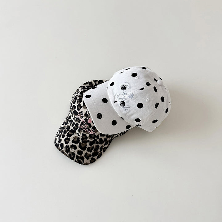 【49-52cm】ロゴ刺繍総柄キャップ