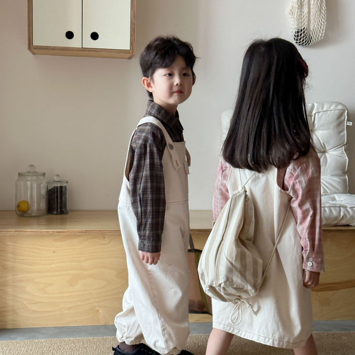 【80-150】カジュアルサロペットパンツ