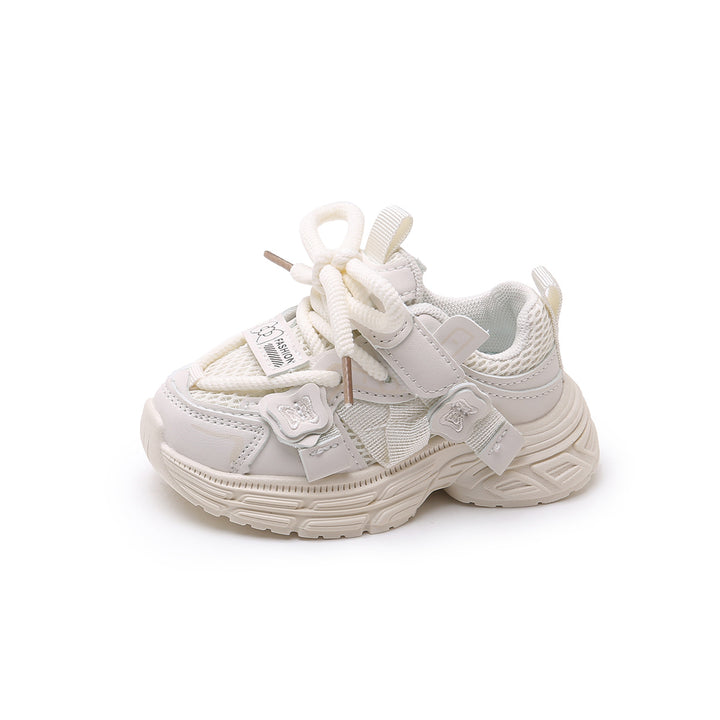 【13.5-18.5】リボンデザインダッドシューズ