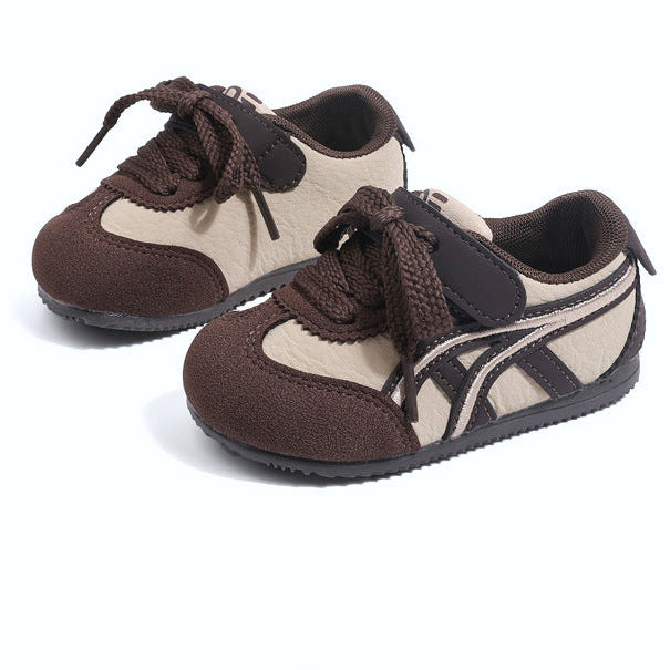 【13.5-18.0】シューレース＆ワンベルトスニーカー