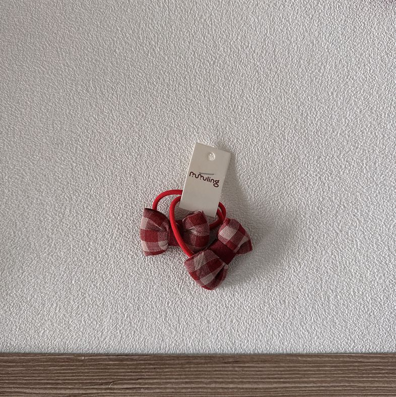 リボンモチーフヘアゴム