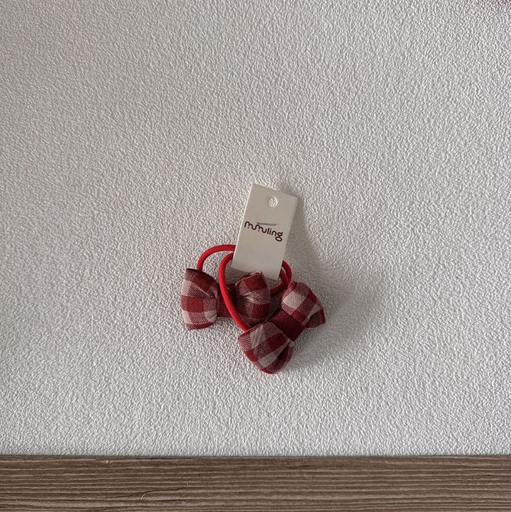 リボンモチーフヘアゴム