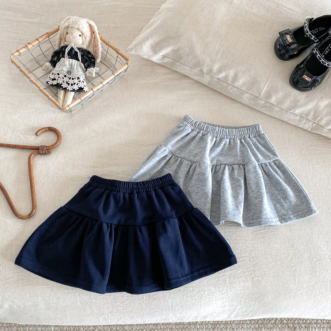 【73-110】ワンポイントリボントップス×スカートセット