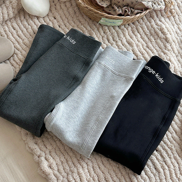 【100-150】あったかフレアロングパンツ