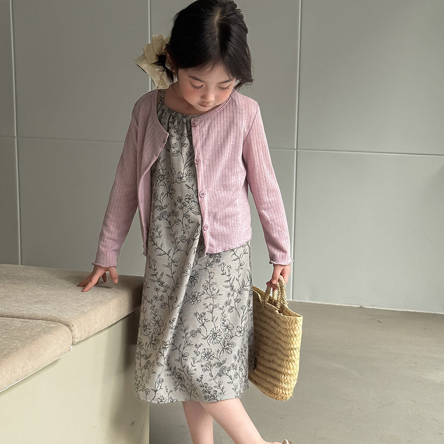 【90-140】シンプルサマーカーディガン