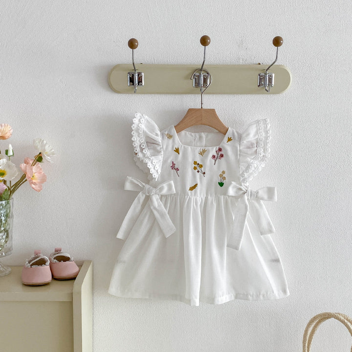 【73-110】ウエストリボンキュートワンピース