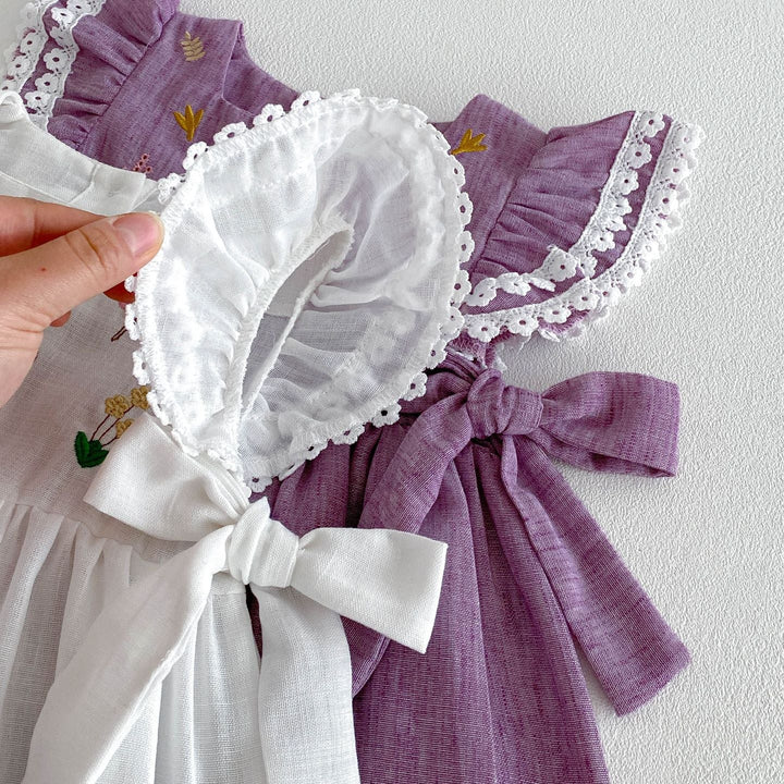 【73-110】ウエストリボンキュートワンピース