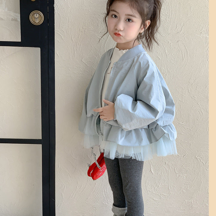 【90-140】ティアードデザインブルゾン