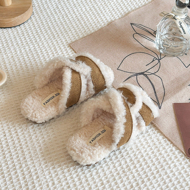 【15.5-21.5】クロスデザインボアサンダル