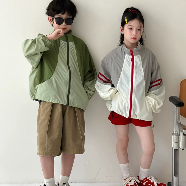 【100-150】フルジップウィンドブレーカー