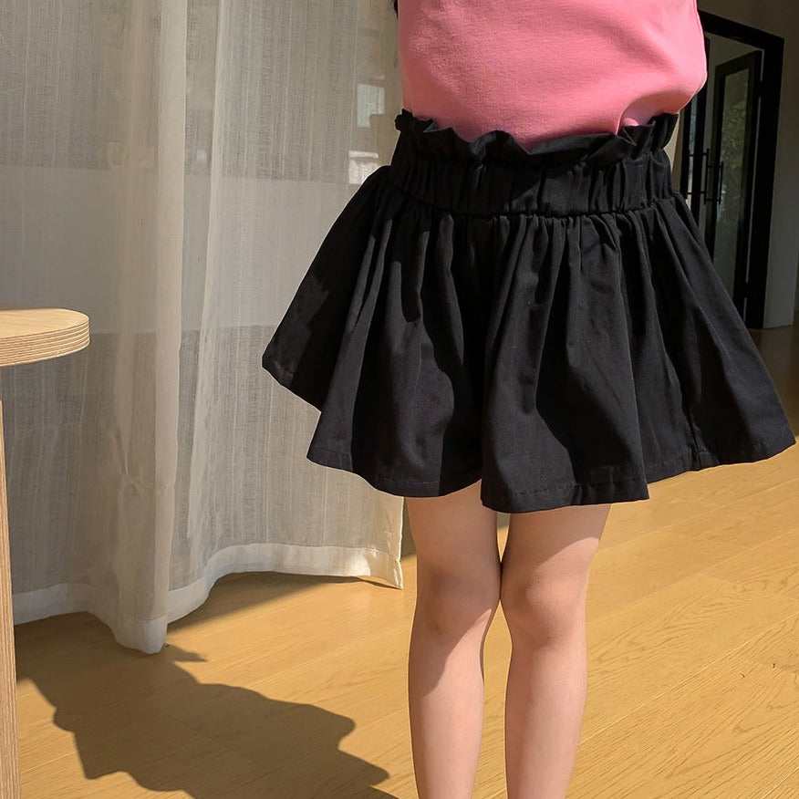 シーバイクロエ　キュロットスカート 90‐140】ハイウエストキュロットスカート｜ELMO-こども服エルモ