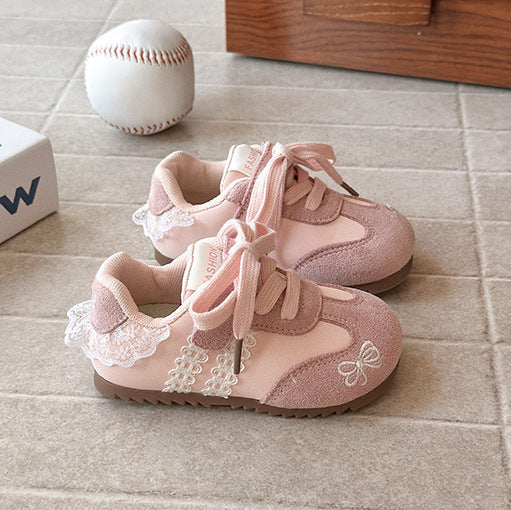 【13.5-20.0】レースデザインスニーカー