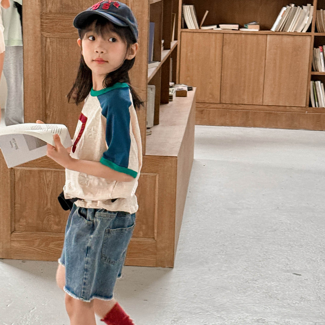 【80-130】スター＆７Tシャツ