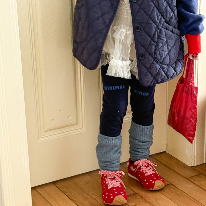 【80-130】裏起毛レッグウォーマー付きレギンス