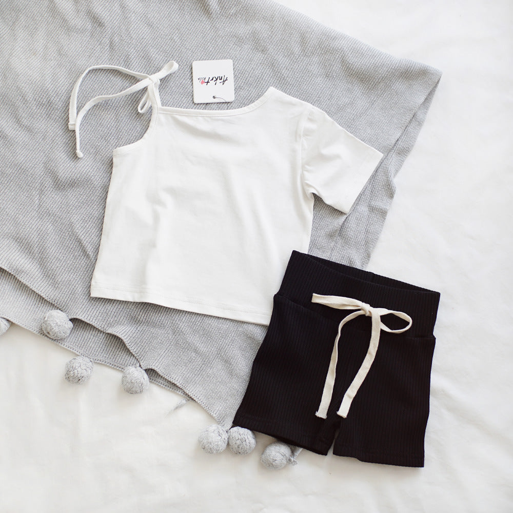 【90-150】ワンショルダーTシャツ