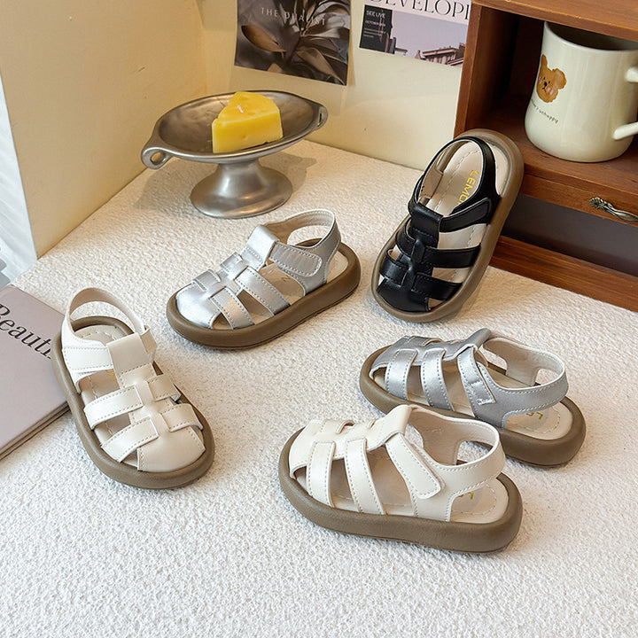 【13.5-19.0】シンプルグルカサンダル