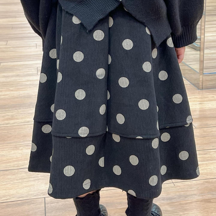 【90-140】アシンメトリーニットトップス