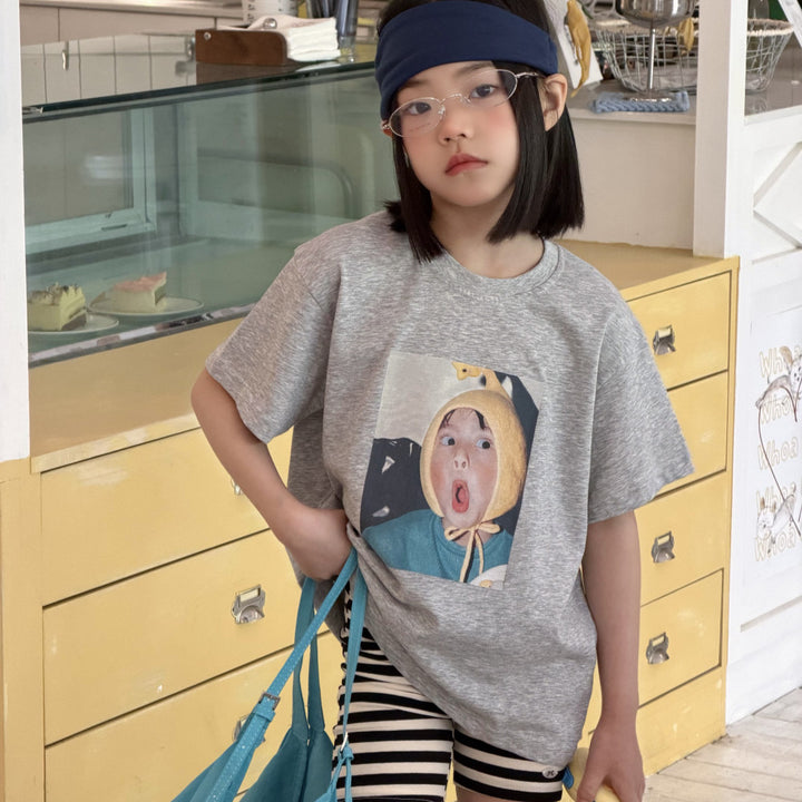 【100-150】フォトプリントTシャツ
