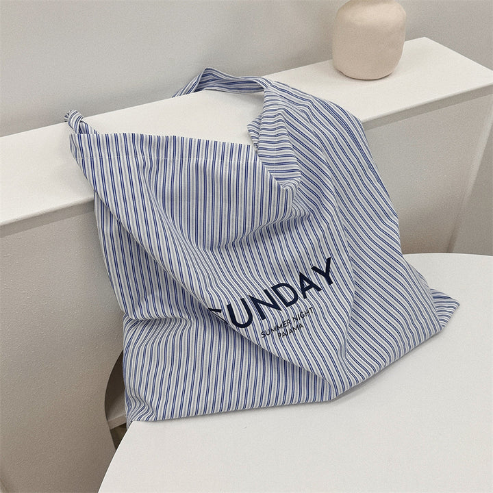 SUNDAYストライプバッグ