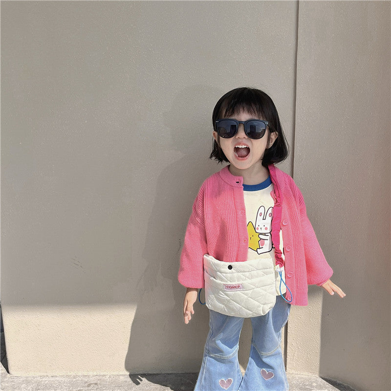 カラフルショルダーキルティングバッグ