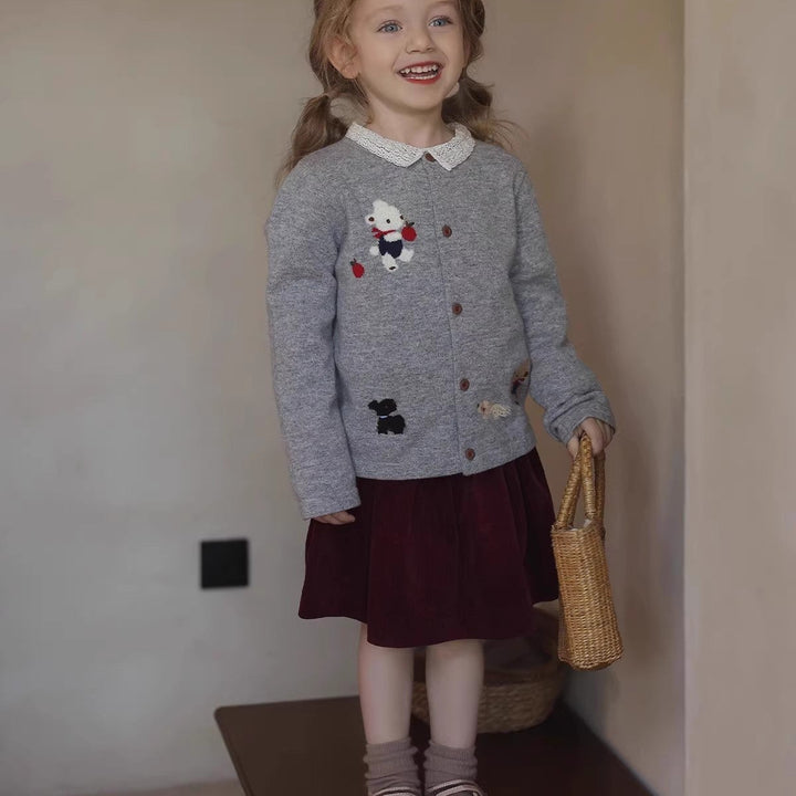 【110-150】ウエストギャザーコーデュロイスカート