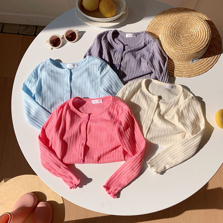 【90-140】リブメロウカーディガン