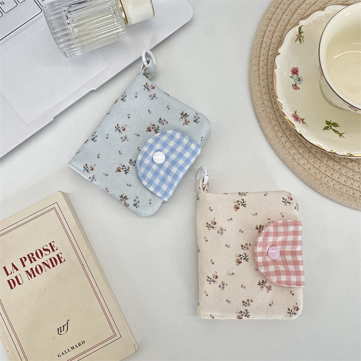 パターンプリント多機能ポーチ