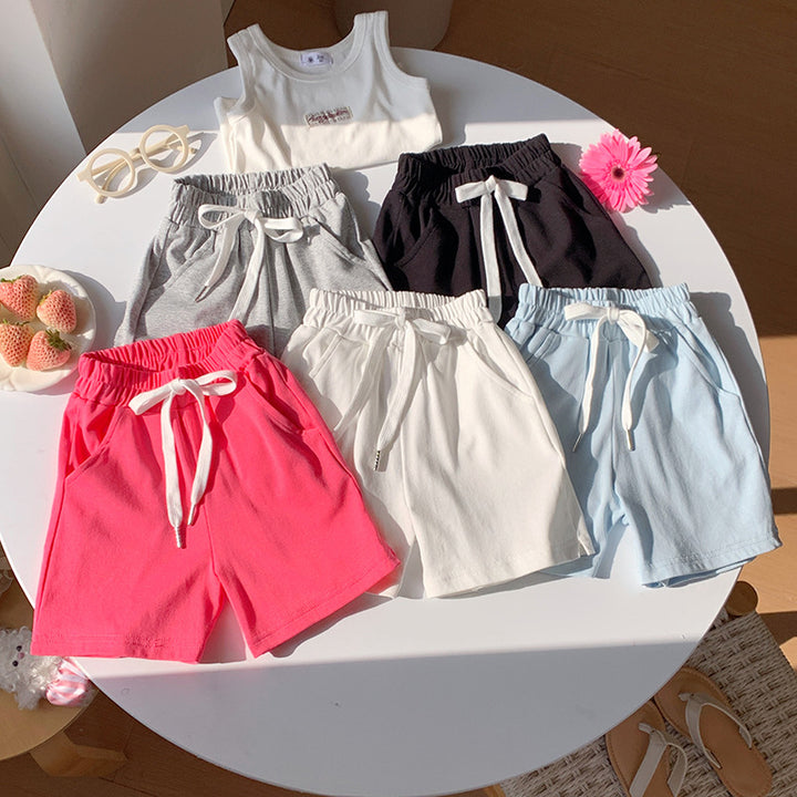 【90-150】シンプルショートパンツ