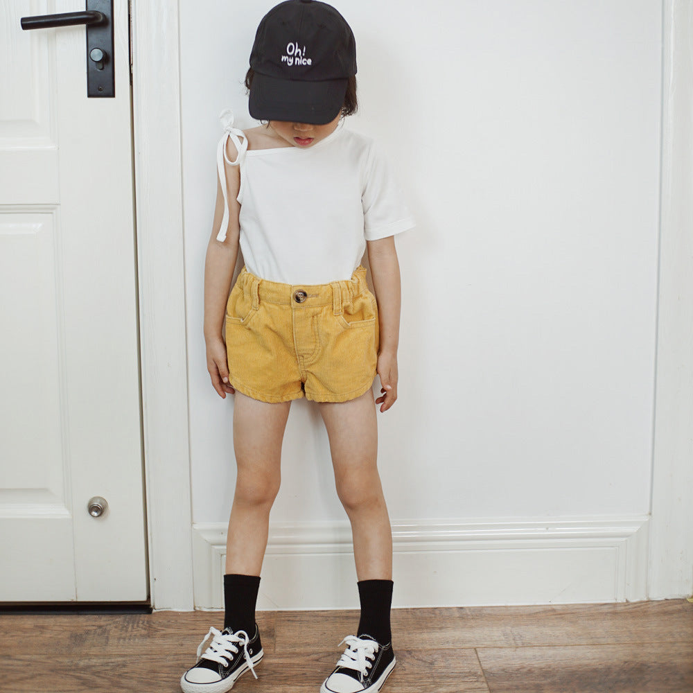 【90-150】ワンショルダーTシャツ
