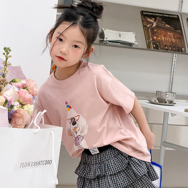 【100-150】アニマルデザインTシャツ