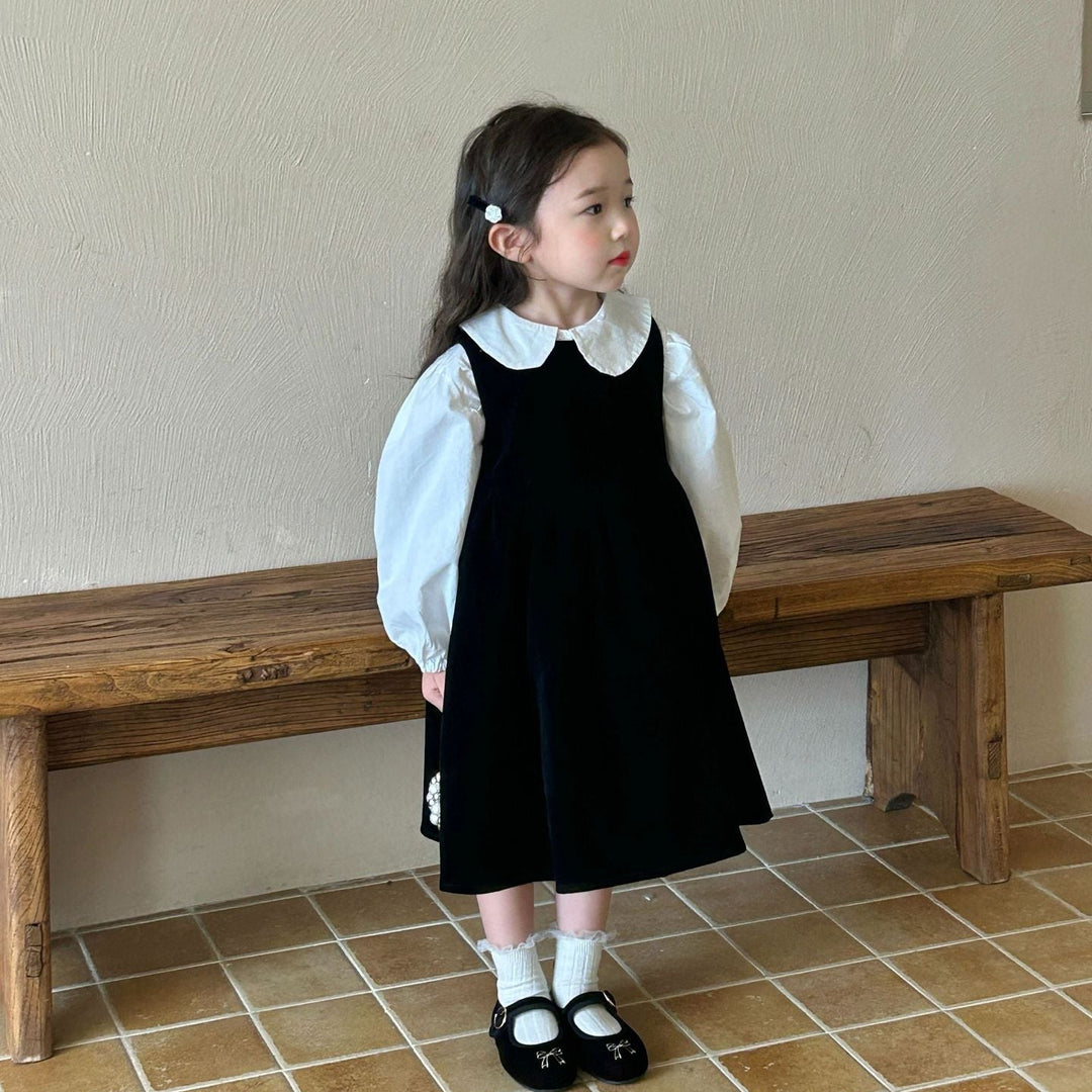 【90-140】フレアノースリーブワンピース