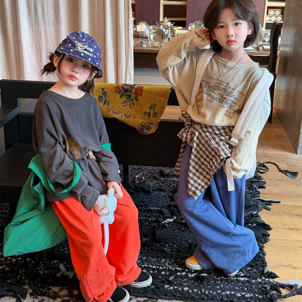 【90-150】オーバーサイズカジュアルロンT